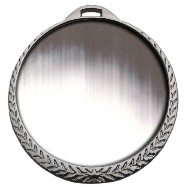 Circular Silver Border Medal