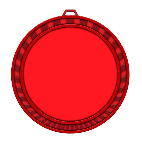 Red Round Medal