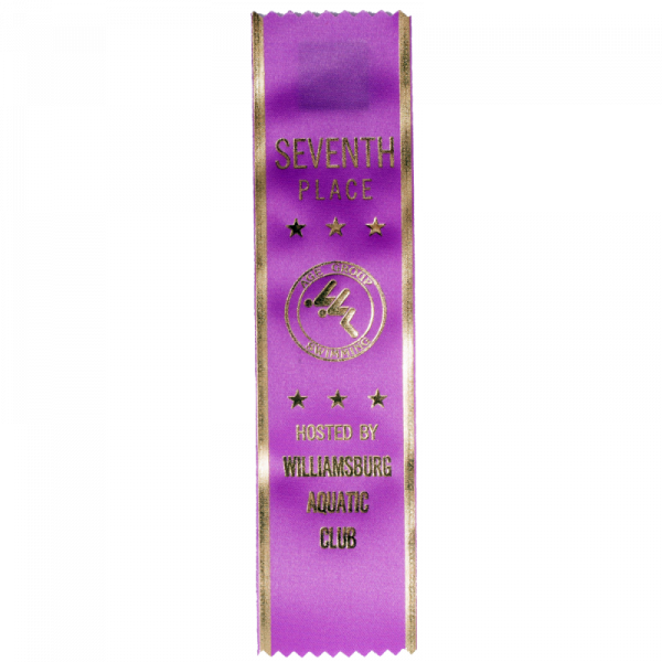 11 Custom Gold Edge Award Ribbon