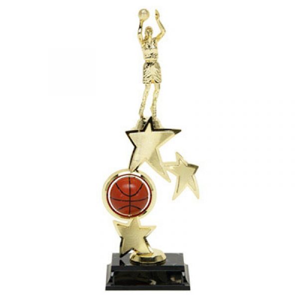 Basketball Female Spin Star Trophy