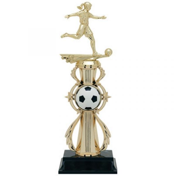 Soccer Female Color Sport Trophy