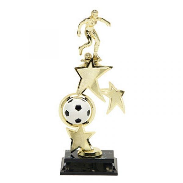 Soccer Female Spin Star Trophy
