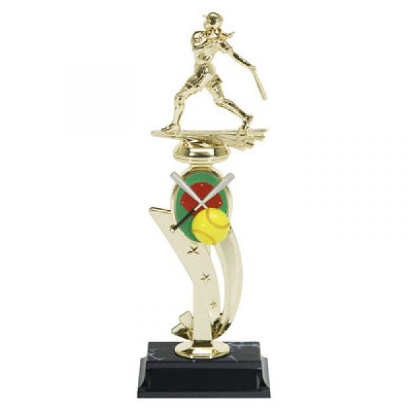 Softball Color Scene Trophy