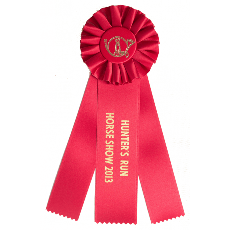 Traditional 15 Award Ribbon Custom Rosette - Custom Award Ribbons