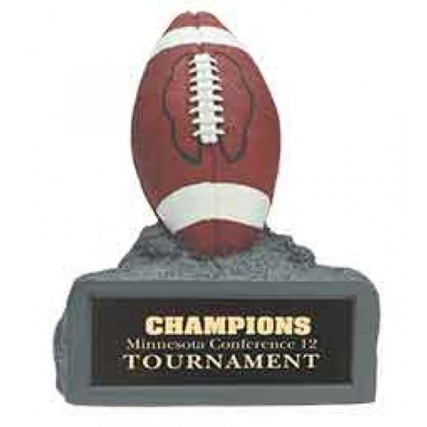 Color Football Resin Trophy