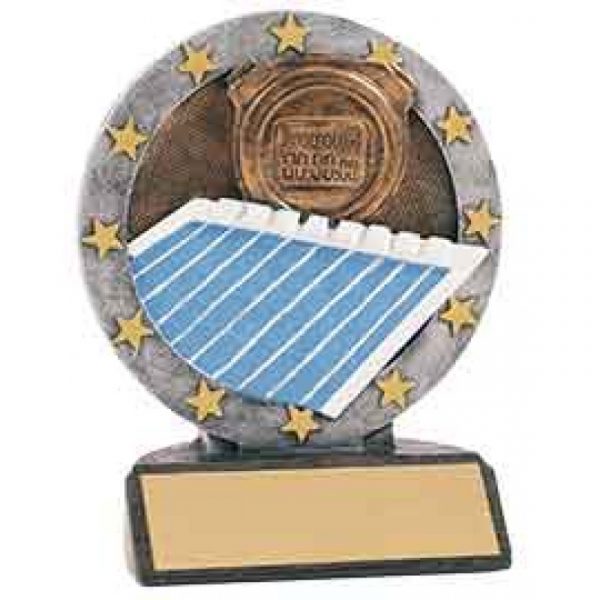 Swimming All Star Resin Trophy