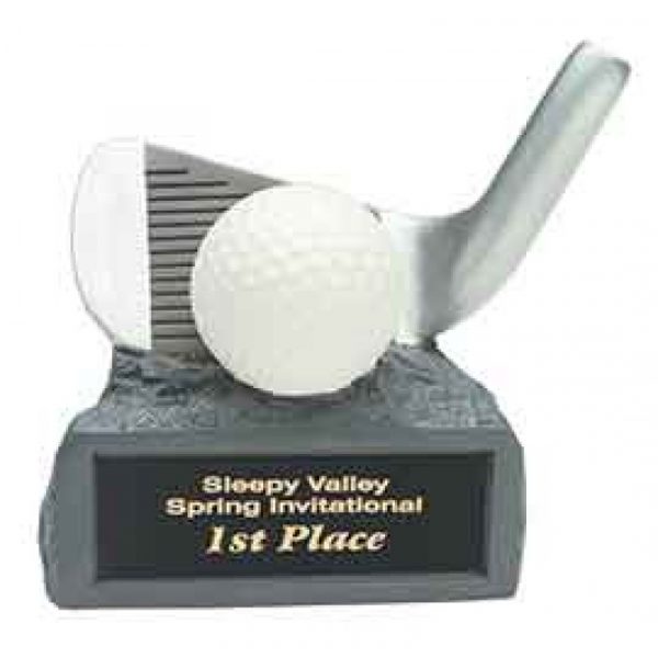 Color Golf Resin Trophy