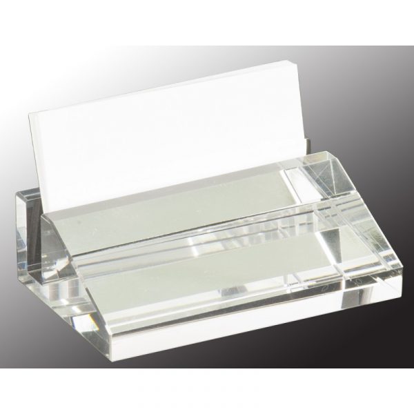 Crystal Bus Card Holder Acrylics and Glass