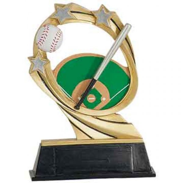 Baseball Cosmic Resin Trophy