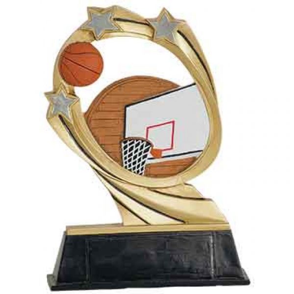 Basketball Cosmic Resin Trophy