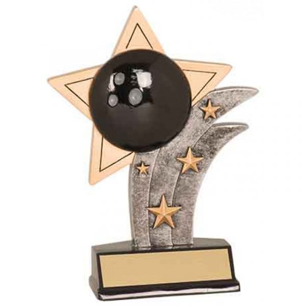 Bowling Sport Star Resin Trophy