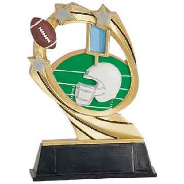 Football Cosmic Resin Trophy