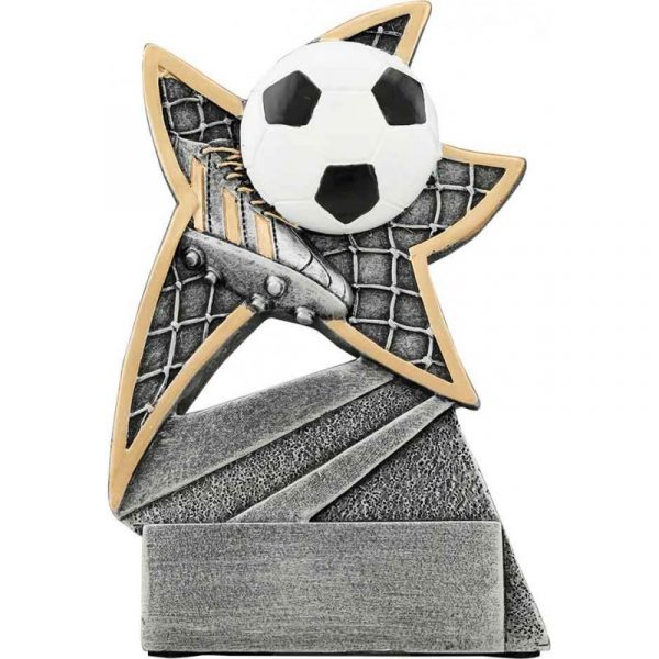 Soccer Jazz Star Resin Trophy