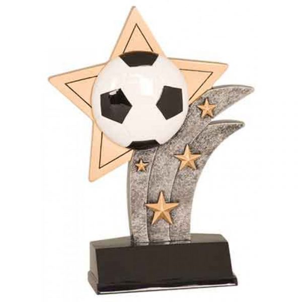 Soccer Sport Star Resin Trophy
