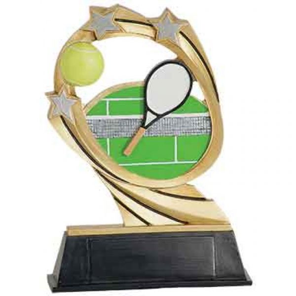 Tennis Cosmic Resin Trophy