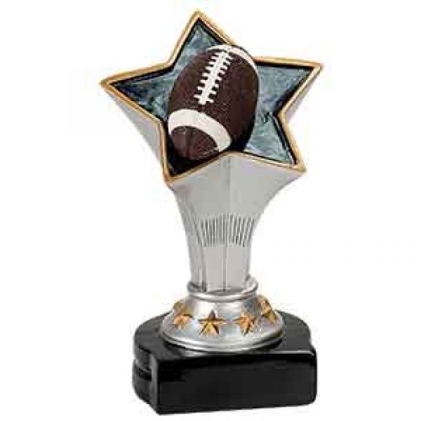 Football Rising Star Resin Trophy