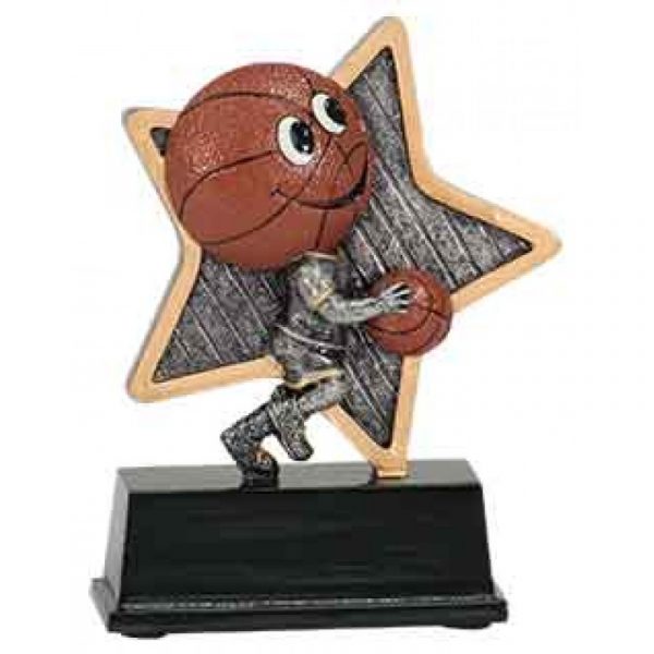 Basketball Little Pal Resin Trophy