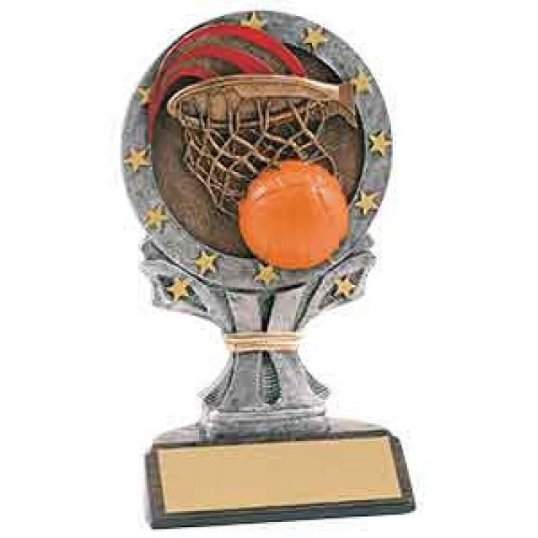 Basketball All Star Resin Trophy