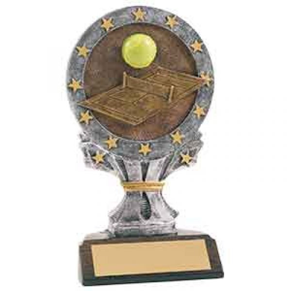 Tennis All Star Resin Trophy