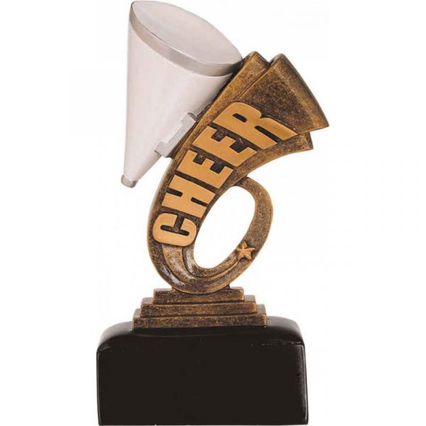 Cheer Headline Resin Trophy