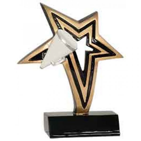 Cheer Infinity Star Resin Trophy