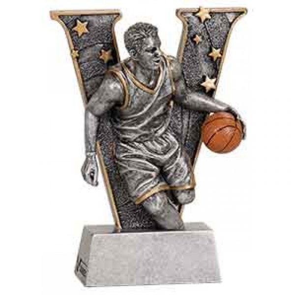 Male Basketball v Series Resin Trophy