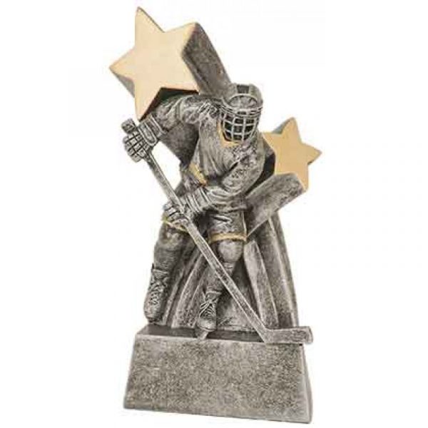 Male Hockey Super Star Resin Trophy