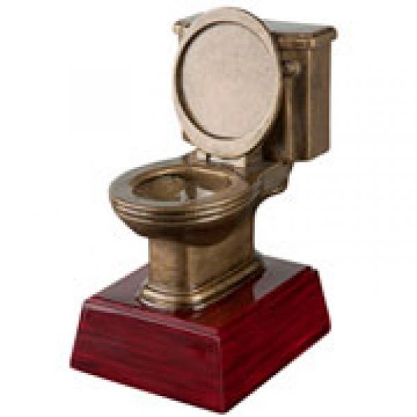 Toilet Insert Resin Trophy