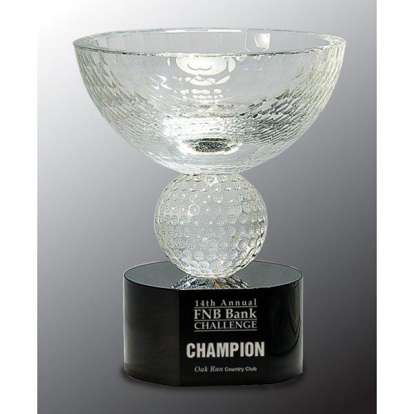 Crystal Golf Bowl Acrylics and Glass