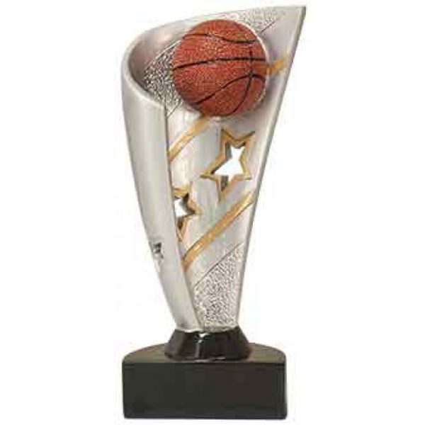 Basketball Banner Resin Trophy