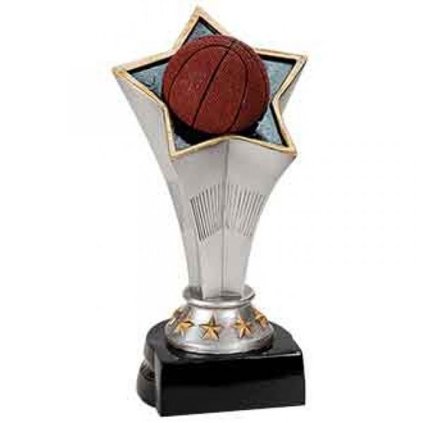 Basketball Rising Star Resin Trophy