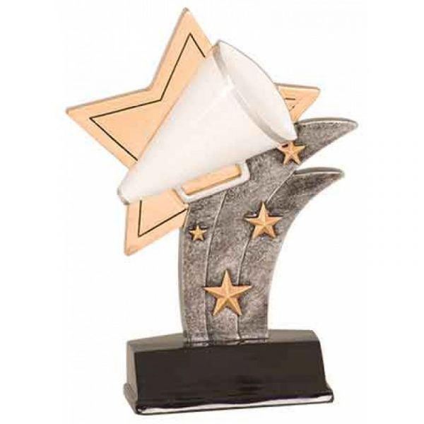 Cheerleading Sport Star Resin Trophy