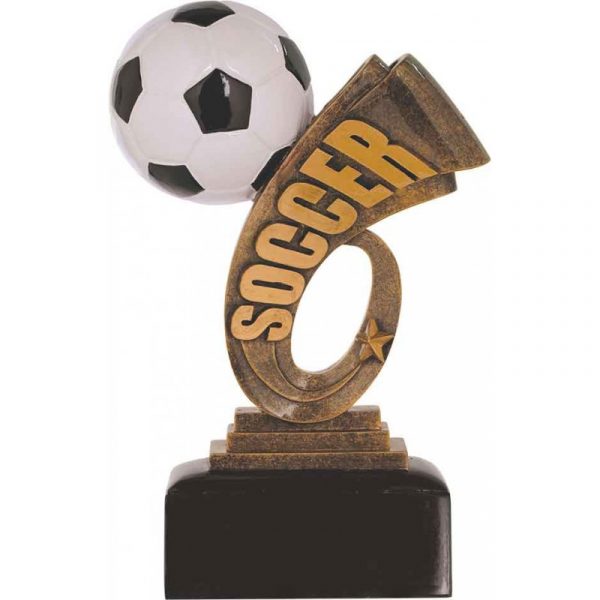 Soccer Headline Resin Trophy