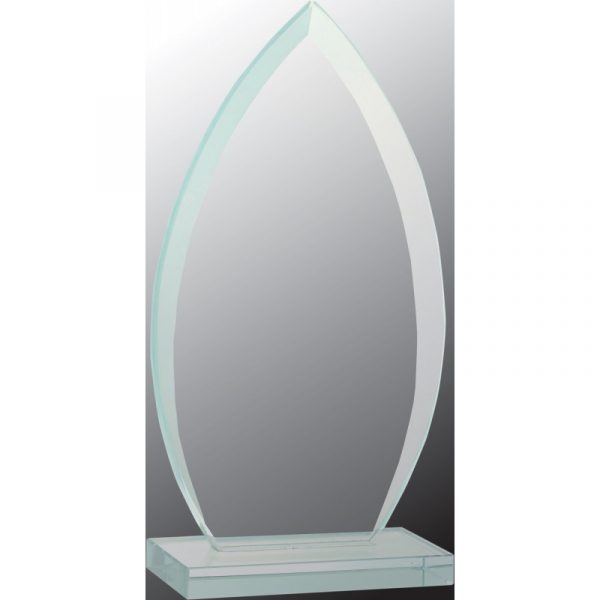 Oval Jade Glass Award Acrylics and Glass