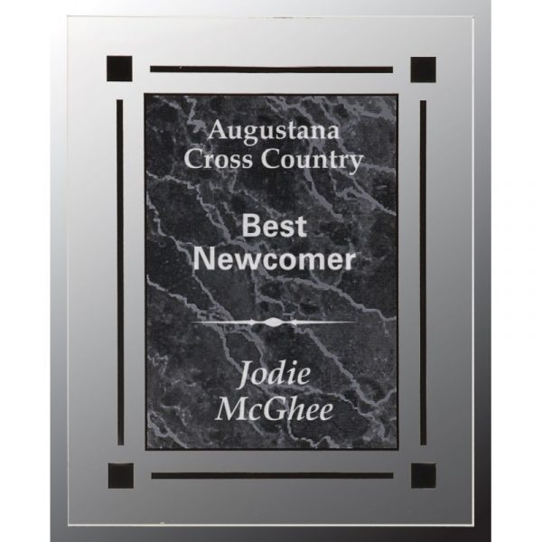 Silver Glass Acrylic Award