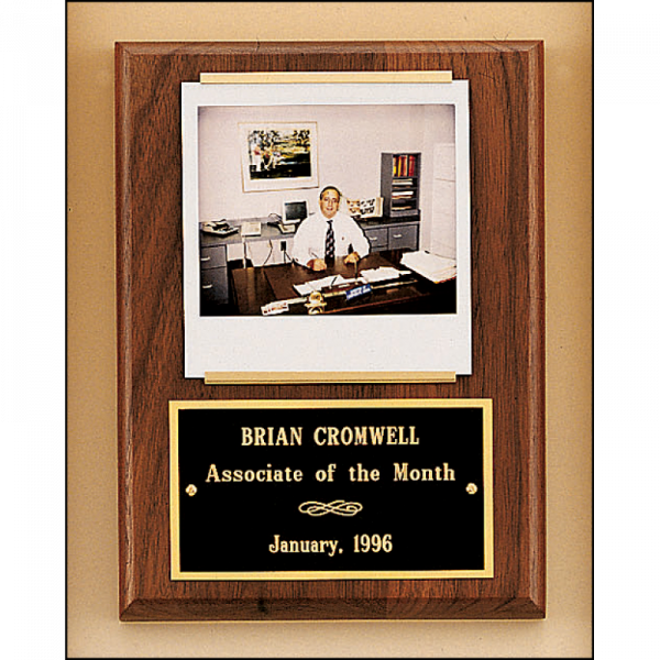 One Plate and Photograph Holder Plaque