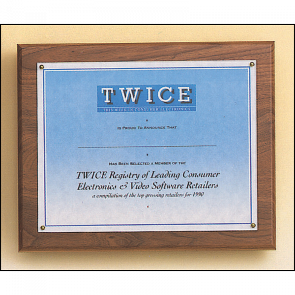 Photo or Certificate Plaque