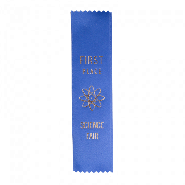 Science Fair First Place Award Ribbon