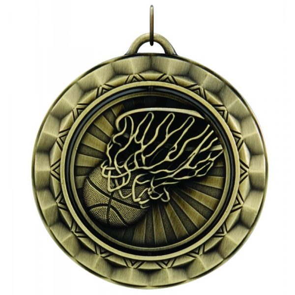 Circular Basketball Medal