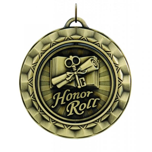 Circular Honor Roll Medal