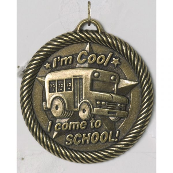 I come to school Medal