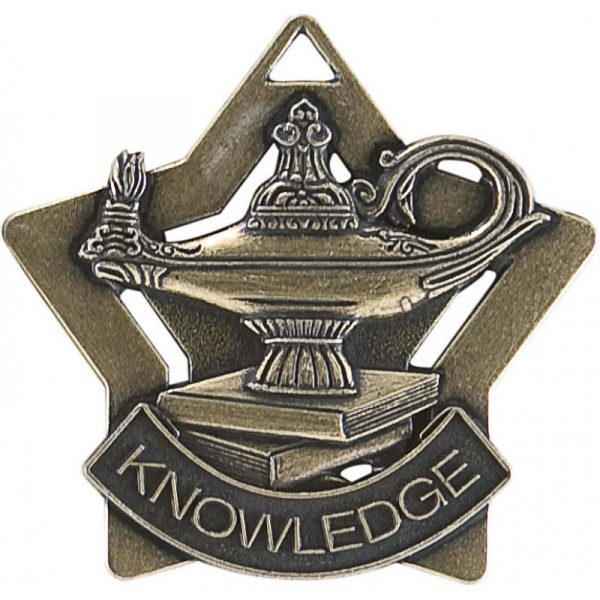 Star Shaped Lamp of Knowledge Medal
