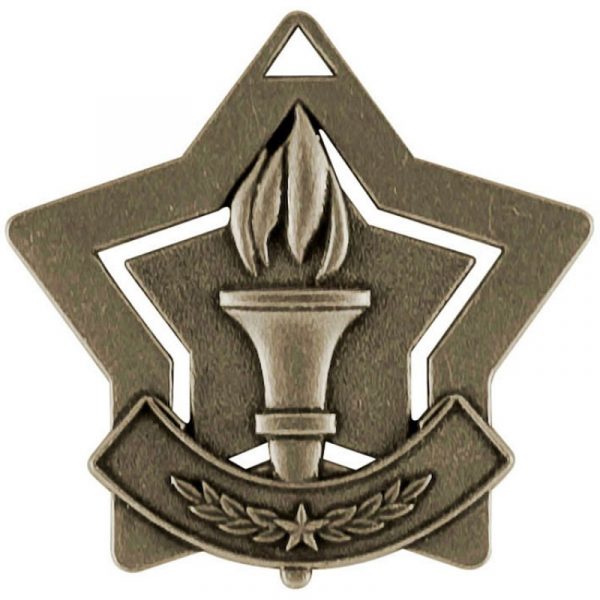 Star Shaped Flame Medal