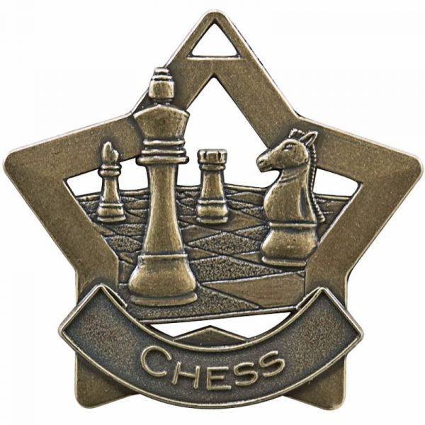 Star Shaped Chess Medal