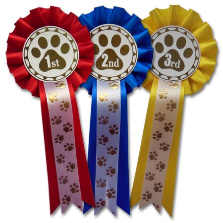 Dog Show Ribbons and Rosettes