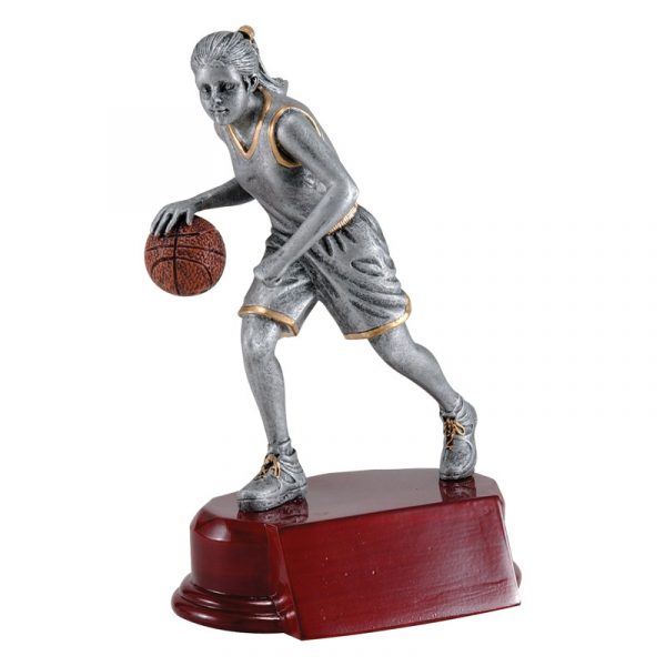5 3/4" RFC Resin Trophy- Basketball Female