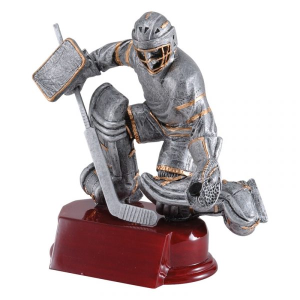 5 1/4" RFC Male Hockey Goalie Resin Trophy