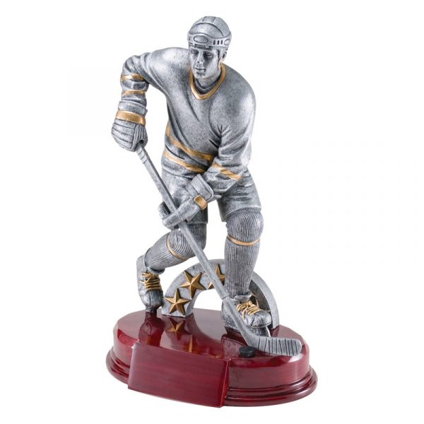 9 1/4" RFC Male Hockey Resin Trophy