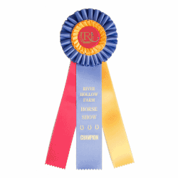 3 Streamer Award Rosettes